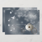 本当の童話のようなウェディング 招待状 (正面/裏面)