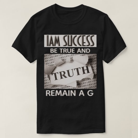 本当の自分であれ Tシャツ (デザイン正面)