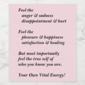 本当の自分 ワインラベル (シングルラベル)