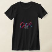 本当の色 Tシャツ (レイダウン)