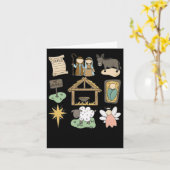 本当の話 ルカ イエス キリストの誕生 宗教 キリスト教 カード (黄色い花)