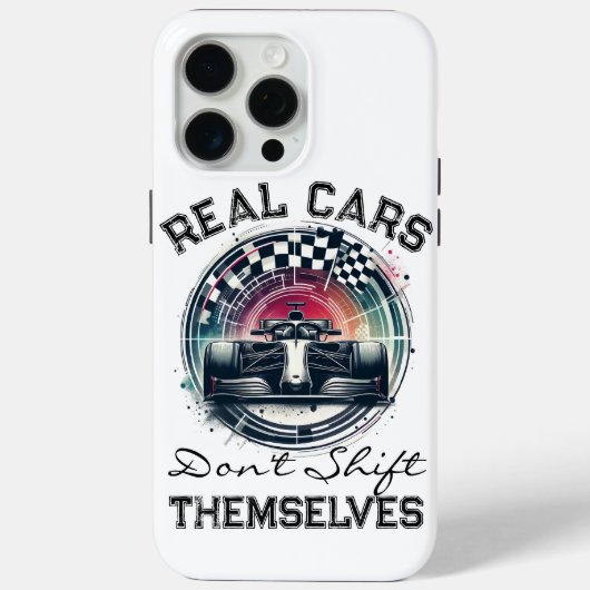 本当の車は自動でギアチェンジしない Case-Mate iPhoneケース (裏面)