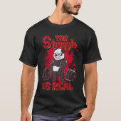 本当の闘争 パンダジムボディビル Tシャツ (正面)