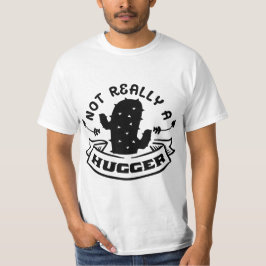 本当はハグ好き Tシャツ