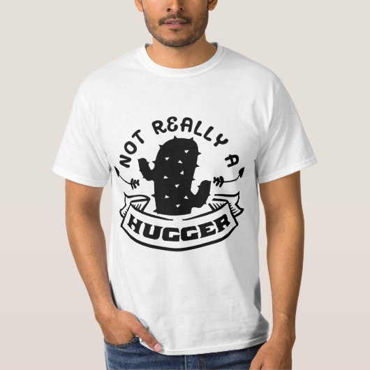 本当はハグ好き Tシャツ (正面)
