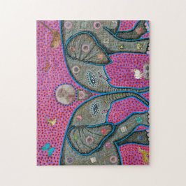 本当愛アフリカゾウのパズル ジグソーパズル