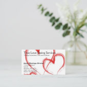 本当愛デートすることのサービス業カード 名刺 (スタンド正面)