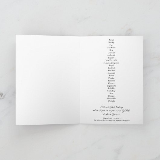 本当愛…. カード (内部)