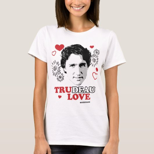 本当愛Trudeau Tシャツ (正面)