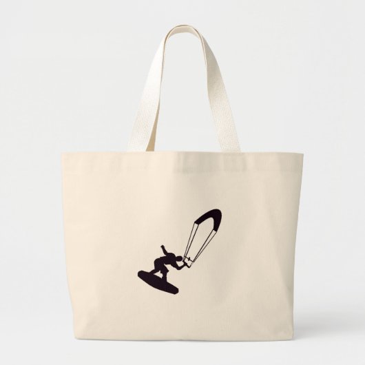本当Kiteboarding ラージトートバッグ (正面)