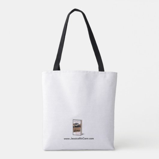 本愛好家向けのトートバッグ引用文 トートバッグ (裏面)