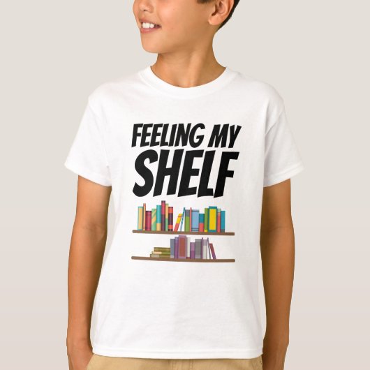 本感じの棚 Tシャツ (正面)