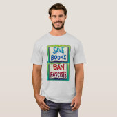 本救はファシストを禁止 Tシャツ (正面フル)