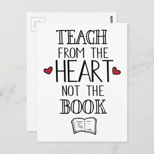 本教えの先生ではなくハートから ポストカード (正面/裏面)