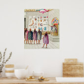 本教え本の読数 ポスター (キッチン)