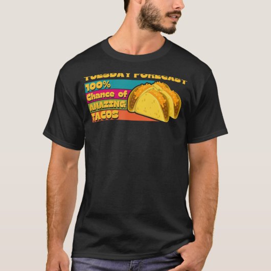本日の予測100アメージング・タコアイディア Tシャツ (正面)
