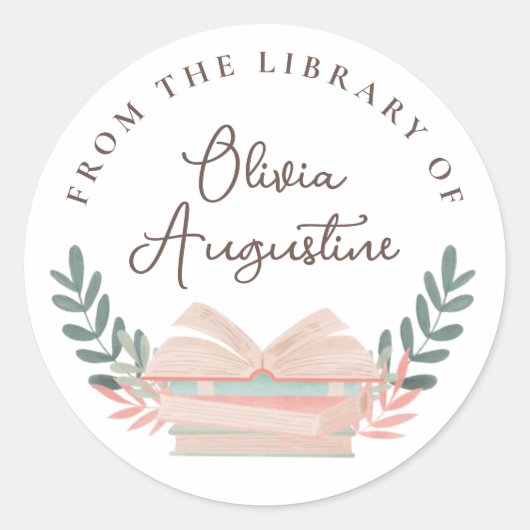 本書はステッカーに属する ラウンドシール (正面)