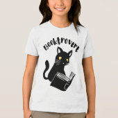 本書付き本通り猫 トライブレンドTシャツ (正面)