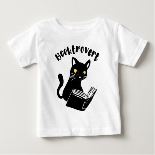 本書付き本通り猫 ベビーTシャツ