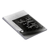 本書作家宣言の白黒 ノートブック (右側)