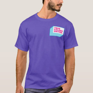 本来の性格統一されたなワイシャツ(紫色) Tシャツ