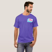 本来の性格統一されたなワイシャツ(紫色) Tシャツ (正面フル)