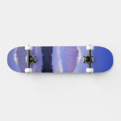 本栖湖富士山レンチキュラー雲 スケートボード (横)