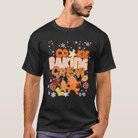 本格クリスマスケーキ作り隊 Tシャツ (正面)