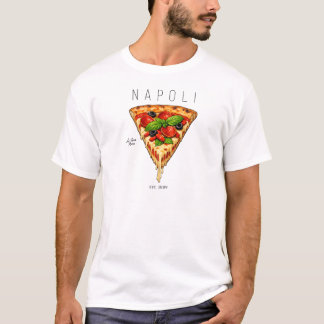 本格ナポリピザ グラフィックTシャツ Tシャツ
