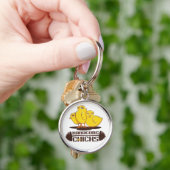 本格的なひよこのkeychain キーホルダー (手)