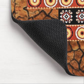 本格的なアフリカのモチーフ部族美術マウスパッド マウスパッド (コーナー)