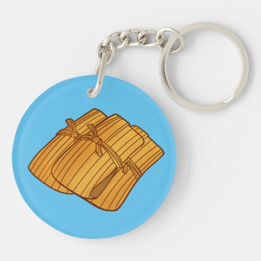 本格的なメキシコ産タマレスの季節 キーホルダー (裏面)