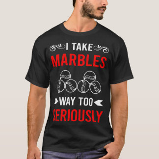 本格的な大理石のビー玉 Tシャツ