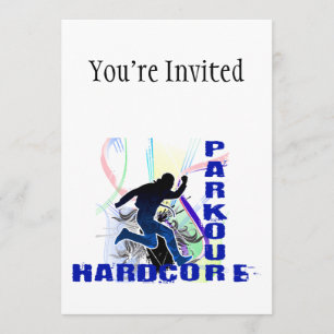 本格的な自由な連続したParkour 招待状