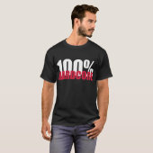 本格的な100% Tシャツ (正面フル)