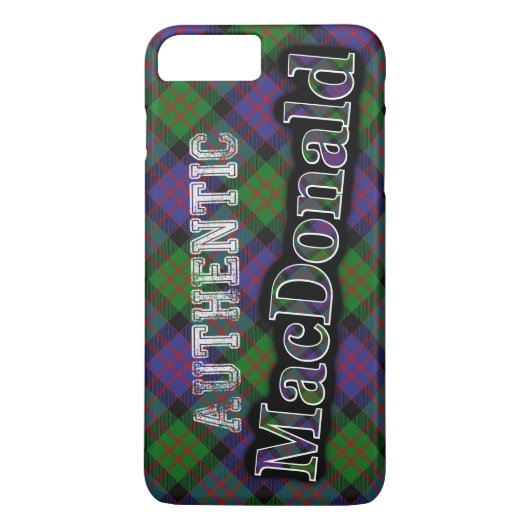 本格的クランドマクドナルドタータンチェックデザイン Case-Mate iPhoneケース (裏面)