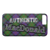 本格的クランドマクドナルドタータンチェックデザイン Case-Mate iPhoneケース (裏面(横))