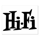 本格的レトロHi-Fiアルバムカバーロゴアートスタンプ ラバースタンプ (インプリント)