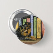 本棚のかわいこちゃん 缶バッジ (正面&裏面)