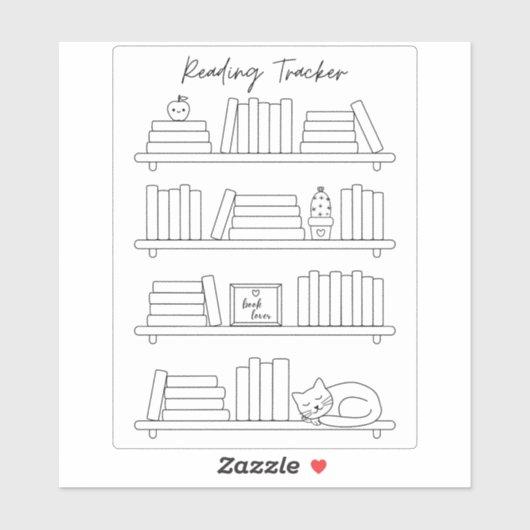 本棚のロ読グトラッカー本背色 シール (シート)