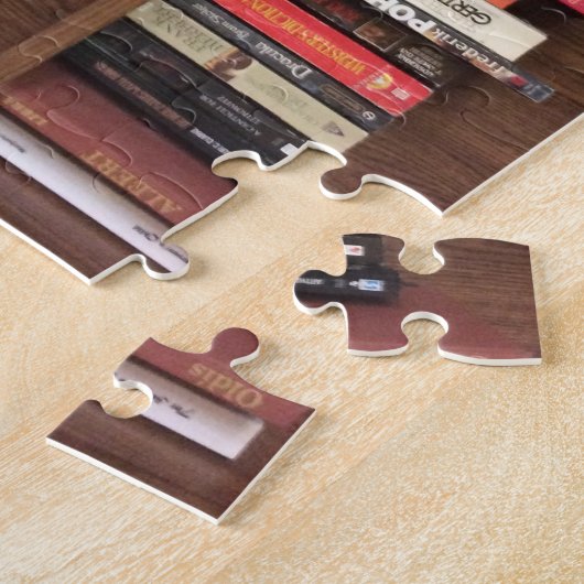 本棚の夢 ジグソーパズル (側面)