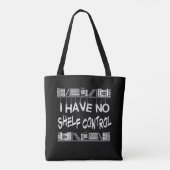 本棚の支配からの自由 トートバッグ (裏面)