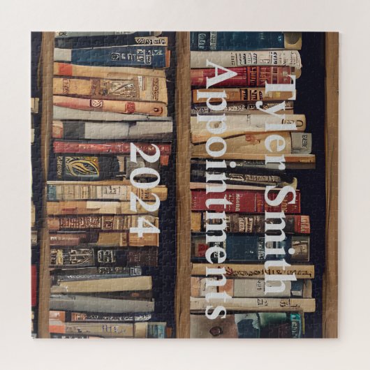 本棚の毎日のアポイントメント ジグソーパズル (横)