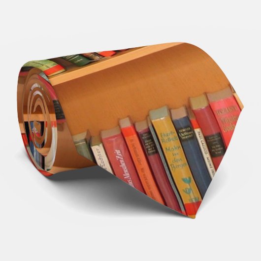 本棚の背景の書籍 ネクタイ (ロール)