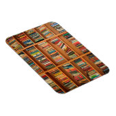 本棚の背景の書籍 マグネット (右側)