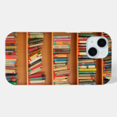 本棚の背景の書籍 Case-Mate iPhoneケース (裏面 (横))