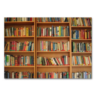 本棚の背景 テーブルナンバー