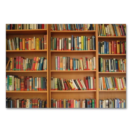 本棚の背景 テーブルナンバー (正面)