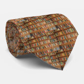 本棚の背景 ネクタイ (ロール)