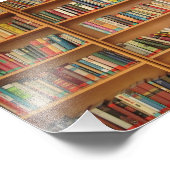 本棚の背景 フォトプリント            (角)